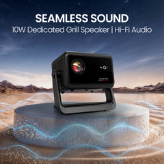 E Gate Duster 5X | 100% Dust Proof | Fully Automatic Native 1080p Projector 4k Ultra HD | 5X Brighter 500 ISO | Android 13, Live TV, Netflix, Prime | ScreenFree & ScreenMirror | HDMI-ARC-WiFi6 | EGATE