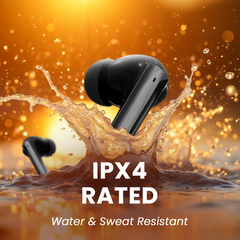 E GATE E30 Gaming Earbuds with 48 Hrs Playtime, Quad Mic ENC,Touch Control, Low Latency, BT v5.3 Bluetooth Ear Buds with Voice Assistant, 10mm Bass Dynamic Driver, Water Resitant Wireless Earphones