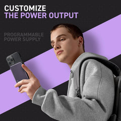 E GATE 120 PW Wireless Power Bank 10000mAh Fast Charging| QC+PD Fast Charger - 22.5W Wired & 15W Wireless power bank for Android, iPhone 12 & Above | with Magnetic Ring| Metallic Finish | Made in India