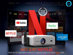 ই গেট এস৯ প্রো ডুয়াল ওএস (অ্যান্ড্রয়েড + এফটিএস) ১০০% ডাস্ট ফ্রি প্রজেক্টর, ১৫৫০০এল, সার্টিফাইড নেটফ্লিক্স, প্রাইম, হটস্টার, ১০৮০পি নেটিভ, হোম ৪কে, অটো (কিস্টোন+ফোকাস+অবস্ট্যাকল+টিল্ট), ২জিবি-৩২জিবি, এআরসি