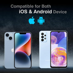 E GATE 204B Powerbank | 20000mAh | 22.5W Fast Charging | QC + PD | Dual Input Port : Type C & Micro USB | Triple Output Port : 2X USB & Type C | LED Indicator| for All iPhone & Android (Black)