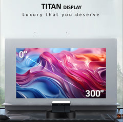 EGate FireFlix 9X Dual OS (Android+Free FTS) 100% Dust Free Projector | 1000 ISO Lumens & 2100 FC, Native 1080p Projector & 4k Ultra HDR, 2HDMI with ARC, Bluetooth-Wifi6, 2GB+32GB