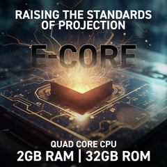 ই গেট ও৯ প্রো গোল্ড ১০০% ধুলোরোধী, আল্ট্রা ব্রাইট ২১০০ এএনএসআই এবং ২৭০০এফসি, নেটিভ ১০৮০পি প্রজেক্টর ৪কে আল্ট্রা এইচডি, এআরসি সহ ২টি এইচডিএমআই, ব্লুটুথ এবং ডুয়াল-ব্যান্ড ওয়াইফাই৬, ১২ওয়াট সাউন্ড, অ্যান্ড্রয়েড টিভি, ২জিবি + ৩২জিবি