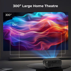 ই গেট কে৯ প্রো-ম্যাক্স (আপগ্রেডেড) অটোমেটিক প্রজেক্টর, ১৩৫০০ লুমেন এবং ৭৫০এফসি | ফুল এইচডি ১০৮০পি নেটিভ | অটো ফোকাস + অটো কিস্টোন | ৫৩৪ সেমি ম্যাক্স স্ক্রিন | এইচডিএমআই, ডুয়াল ওয়াইফাই এবং বিটি | অ্যান্ড্রয়েড, নেটফ্লিক্স, প্রাইম