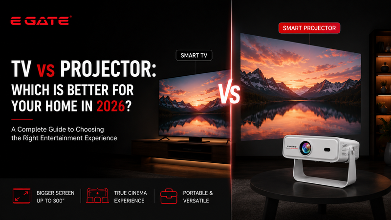TV vs Projector: Which Is Better for Your Home in 2026?