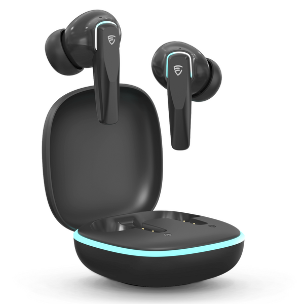 E GATE E33 Gaming Earbuds with 48 Hrs Playtime, Quad Mic ENC,Touch Control, Low Latency, BT v5.3 Bluetooth Ear Buds with Voice Assistant, 10mm Bass Dynamic Driver, Water Resitant Wireless Earphones