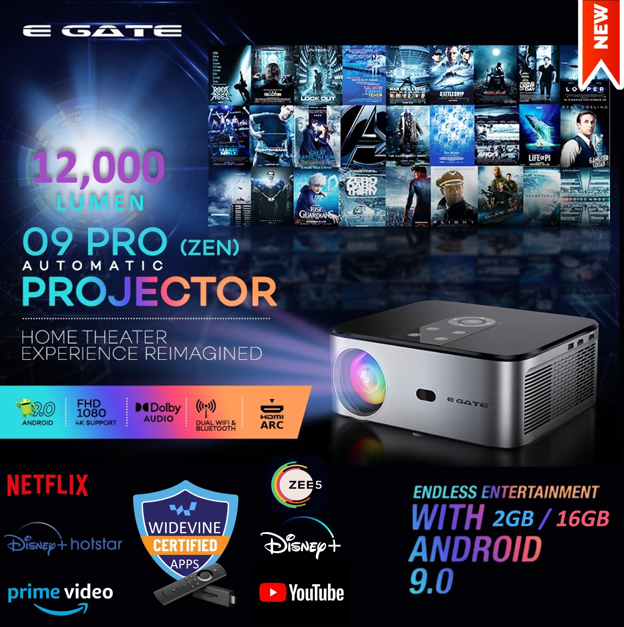 EGate O9 Pro-Zen, Dual OS - Android+FTS