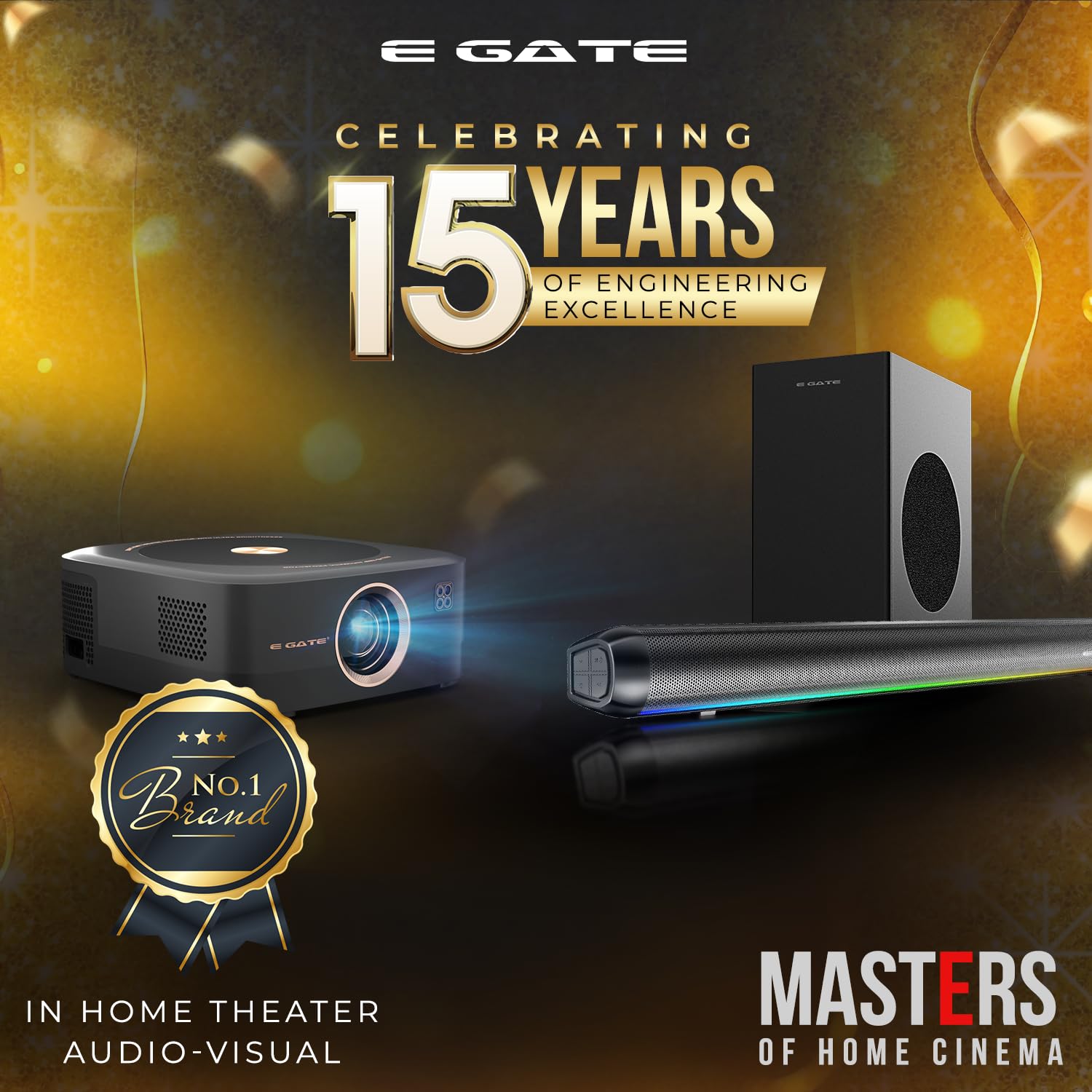 E Gate S9 Pro 100% Dust Proof Automatic Projector