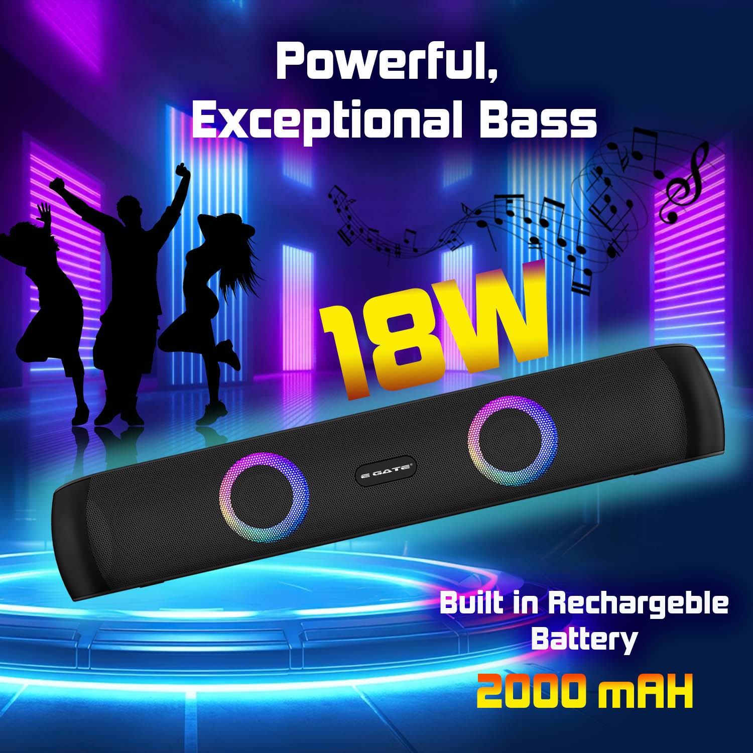 E GATE 210 | 18W Soundbar Bluetooth Speaker