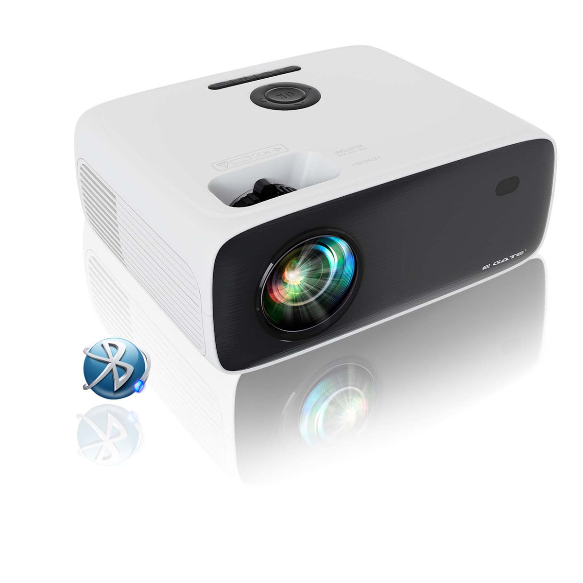 E Gate New K9 Pro Ultra Bright, Bluetooth Projector