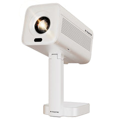 E GATE Atom 4X Automatic Projector 4k Ultra HD | Live TV | Android | Brightest 400 ISO | Native 1080p, Netflix, Prime | Precision Focus - Auto Keystone | USB-HDMI ARC+CEC | HDR+HLG | WiFi 6-BT | Egate